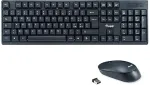 Klaviatuur Equip Kombi Wireless Tastatur+Maus IT schwarz