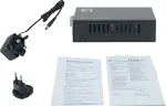 LevelOne Valgukiudv&otilde;rgu konverter LevelOne GVM-2000 v&otilde;rgukonverter 1000 Mbit/s Black