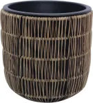 Home4you Lillepott WICKER D27xH28cm, helepruun