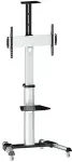 EQUIP 650602 TV Wagen Min. 94 cm (37") Max. 177,8 cm (70") Max. VESA 600 x 400 mm 50 kg Schwarz, Wei&szlig;