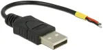 DeLOCK USB Kabel A -> 2x offene Kabelenden Strom 0.10