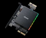 Akasa dual M.2 to PCIex adapter with RGB cooler