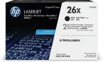 Tooner Hp 26X 2-pack High Yield Black Original LaserJet Toner Cartridges