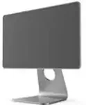 No name FIXED Frame for Apple iPad Pro 12.9' (2018-2022) and iPad Air 13' (M2), silver
