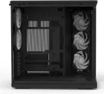 Korpus Zalman P60, ATX Mid Tower PC Case, 5 x 120mm ARGB Fans, Black