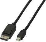 EFB Mini Displayport - Displayport Kabel, St-St, 3m, schwarz