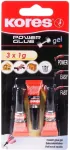 Kores Liim Power glue - gel, 3 tk, 1g