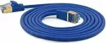 Wantec Patchkabel SSTP CAT7 Ste. CAT6a d=4mm 10,00m blau