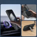 Tech-Protect Kaitse&uuml;mbris Magmat MagSafe, Xiaomi 15T, matt l&auml;bipaistev musta &auml;&auml;rega, Qi2/MagSafe &uuml;hilduv,