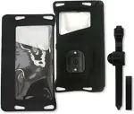 DELTACOIMP Waterproof fabric case with bicycle mount, IPX8, support for arms, TPU, black ARM-242