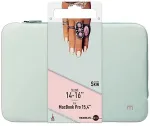 MOBILIS Skin Sleeve 14-16" - Grey and pink