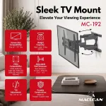 Maclean Tv mount black max 40kg MC-192