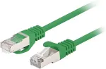 LANBERG Patchcord CAT.6 FTP 0.5M fluke passed 10-pack, Green | PCF6-20CC-0050-G
