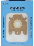 NORDIC QUALI Dust bags TY MMI2132 Miele 5pcs + 2 filter / NQ-366-P / 358128