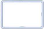SAMSUNG Frame Cover Cover fr Galaxy Tab S11 Ultra, Blue