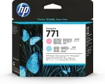 Tooner HP Inc Hewlett-Packard HP 771 - CE019A - Druckkopf hell Magenta, hell Cyan - f&uuml;r DesignJet Z6200 (CE019A)