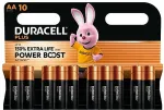 Duracell Plus Alkaline Battery, Mignon AA LR06 1.5V, Extra Life (10 pieces, AA (LR06))