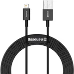 BASEUS Lightning Superior Series kaabel, kiire laadimine, andmeside 2.4A, 2m Black (CALYS-C01)