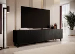 Cama MEBLE RTV cabinet BARI 200x42x52 matte black