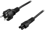 DELTACO Kaabel toide 220V "ristikhein", 1.0m / DEL-109C
