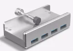 ALLNET Z USB 3.0 4 Port Clip HUB ALL-USB3-HUB-4-CLIP schwarz