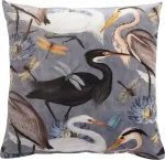 Home4you Padi HOLLY 45x45cm, linnud ja vesiroosid