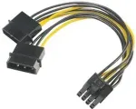 Akasa - 4-pin Molex to 6+2-pin PCIe adapter