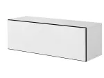 Cama MEBLE Cama full storage cabinet ROCO RO1 112/37/39 white/black/white