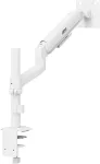 Ergo Office Monitor Mount/Hanger, Gas Spring, 17"-32", 1-10 kg, Matte White, Max. VESA 100x100, ER-691 W