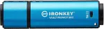 M&auml;lukaart Kingston IronKey Vault Privacy 50 16GB USB Stick (light blue/black, USB-C 3.2 Gen 1)