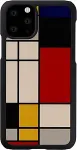 MAN&WOOD MAN&WOOD SmartPhone case iPhone 11 Pro mondrian wood black