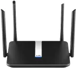 CUDY X6 wireless router Gigabit Ethernet Dual-band (2.4 GHz / 5 GHz) Black