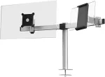 DURABLE Monitorhalterung PRO 1Mon. 1Tablet Tischdurchf Silb.