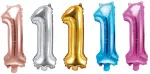 PartyDeco fooliumist &otilde;hupall, 35 cm, number 1