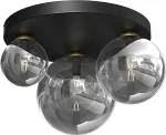 No name CEILING LIGHT BURSA 3XE14/E27 BLACK/GOLD
