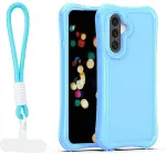 TelForceOne Safepop case with strap for Samsung Galaxy A36 5G / A56 5G / A37 5G blue