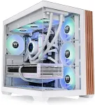 Korpus Thermaltake Technology Thermaltake View 380 WS ARGB, Tower case white/wood, Tempered Glass x 2, Wood texture