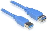 DeLOCK - USB-Erweiterung - USB Typ A, 4-polig (M) - USB Typ A, 4-polig (W) - 3,0m (USB / USB2.0 / USB3.0) (82540)