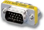 EQUIP 124320 HD15 VGA Gender Changer Verbinder Stecker auf Stecker