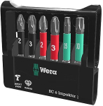 WERA Bit-Check 6 Impaktor 1 Socket set