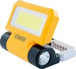 Schwaiger 2 in 1 LED Arbeitsleuchte 300 Lumen Schwarz/Gelb