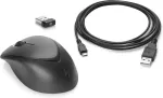 Hiir Hp Wireless Premium Mouse - Beidh&auml;ndig - Laser - RF Wireless - 1200 DPI - Schwarz