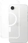 PANZERGLASS CARE by Fashionable Case Samba Transparent w. White Qi Compatible iPhone 16e Beskyttelsescover Transparent Apple iPhone 16e