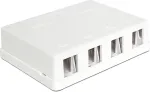 DeLOCK Keystone Leergeh&auml;use 4 Port