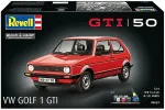 Revell Plastic model car VW Golf1 GTI 50 years 1:24