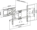 Stell TV kinnitus 37"-70" SHO5620