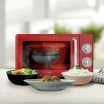 Mikrolaineahi Cecotec 01710 microwave Red, Stainless steel Grill microwave Countertop 20 L 700 W