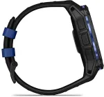 Garmin Instinct&reg; 3 &ndash; 50 mm, AMOLED Black silikoonist vahetatava rihmaga 26 mm Bolt Blue
