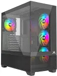 Korpus Nordic Gaming Hugin RGB Tower ATX Sort