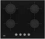Pliidiplaat BEK o HILG 64220 S hob Black Built-in Gas 4 zone(s)